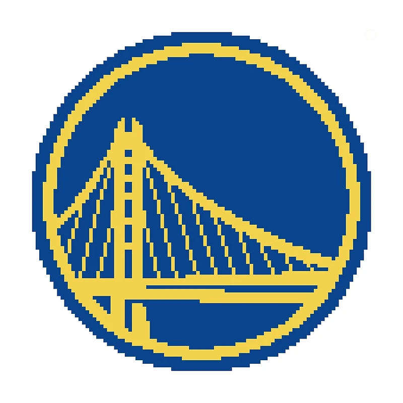 Camelot® Dots Intermediate NBA Golden State Warriors Diamond Painting Kit