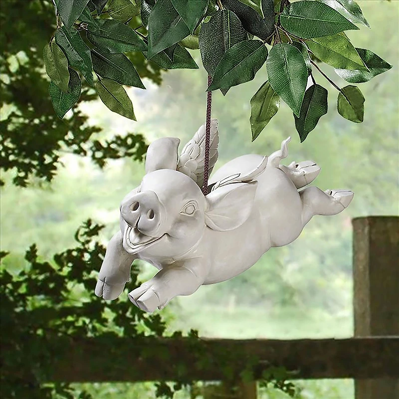 Design Toscano® 15.5" If Pigs Had Wings Sculpture