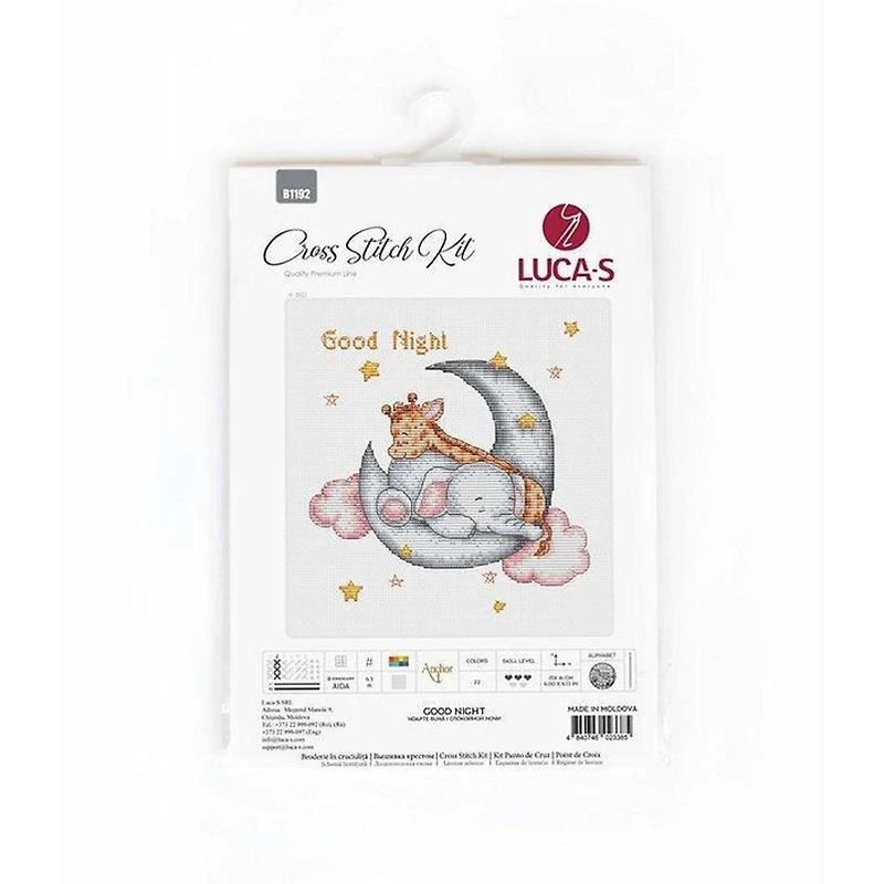 Luca-s Good Night Counted Cross Stitch Kit