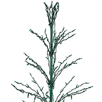 9ft. Pre-Lit Cascade Twig Artificial Christmas Tree, Green Lights