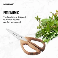 Farberware Faux Pecan All Purpose Shears