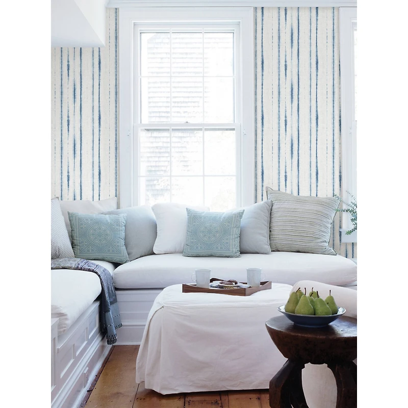 NuWallpaper Blue Indigo Drops Peel & Stick Wallpaper