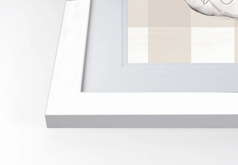 White Pumpkin White Framed Print Wall Art