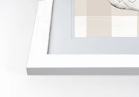 White Pumpkin White Framed Print Wall Art