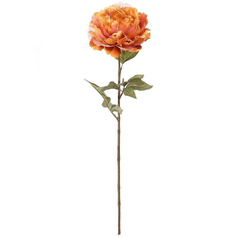 29.5" Orange-Yellow Peony Stem by Ashland®