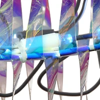 48" Iridescent Deer with Cool White LED Lights