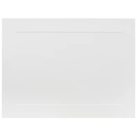 JAM Paper 5" x 6" White Panel Blank Flat Note Cards