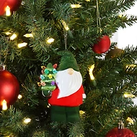 Nostalgic Ceramic LED Gnome Ornament