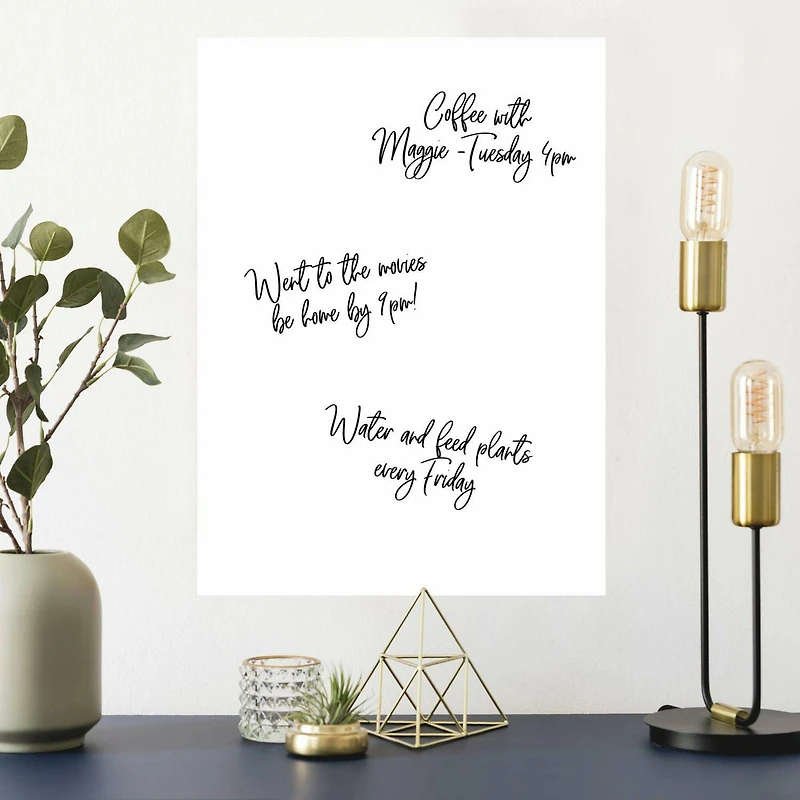 RoomMates Basics Dry Erase Memo Board Peel & Stick Wall Decal