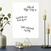 RoomMates Basics Dry Erase Memo Board Peel & Stick Wall Decal