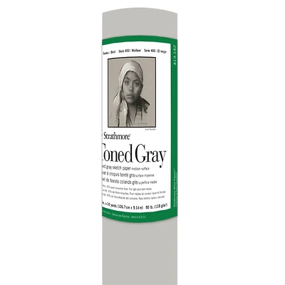 Strathmore® 400 Series Toned Gray Sketch Paper Roll, 42" x 10yd.