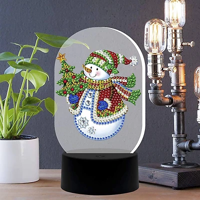 Sparkly Selections Snowman Lamp Diamond Art Kit