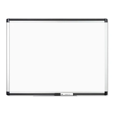 U Brands PINIT Silver 24" x 18" Aluminum Frame Magnetic Dry Erase Board