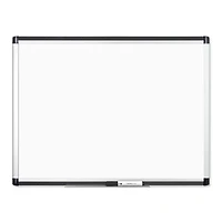 U Brands PINIT Silver 24" x 18" Aluminum Frame Magnetic Dry Erase Board