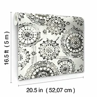 RoomMates Bohemian Medallion Peel & Stick Wallpaper