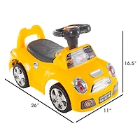 Toy Time Yellow Ride-On Car