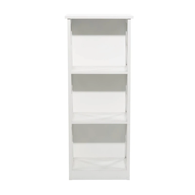 White Wood Traditional Shelving Unit