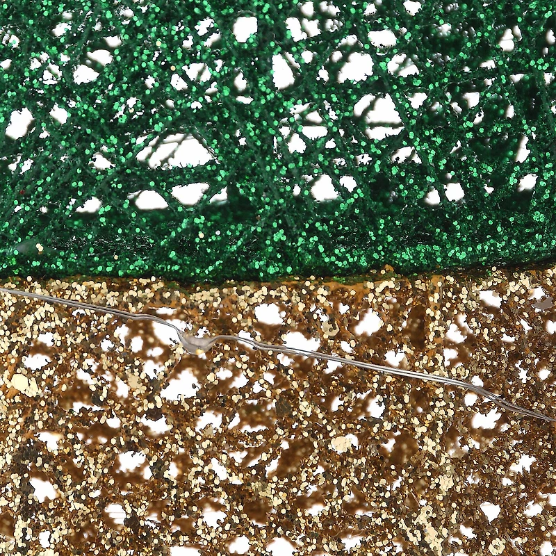 20" Pre-Lit Green Christmas Light Bulb Decoration