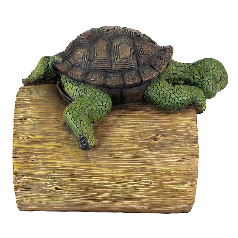 Design Toscano 9" Drips the Turtle Gutter Guardian Downspout Statue