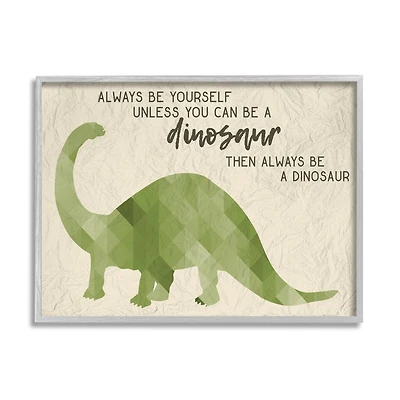 Stupell Industries Happy Camper Mountains and Lantern in Gray Frame Wall Art