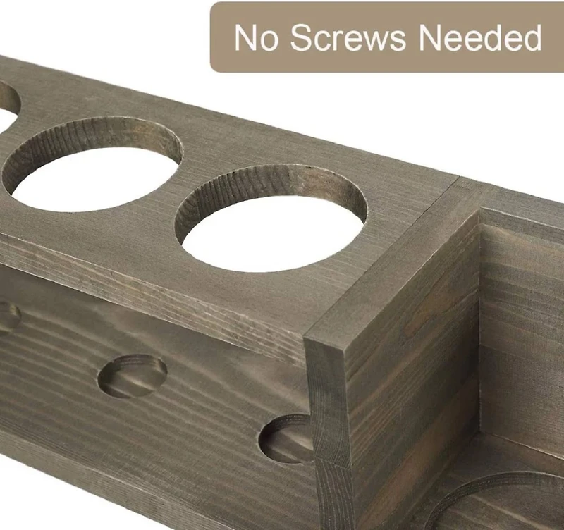 Olive Green Countertop Wine Rack