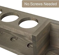 Olive Green Countertop Wine Rack