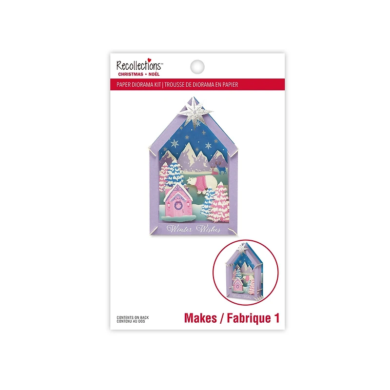 Winter Forest Paper Diorama Kit by Recollections™