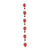 Red Lampwork Glass Strawberry Beads by Bead Landing™