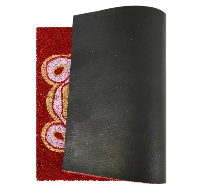 Merry Christmas with Pink Bows Doormat by Ashland®