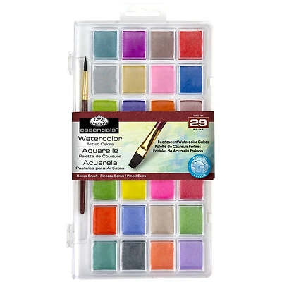 Royal & Langnickel® Essentials™ Pearlescent Watercolor Cakes Set