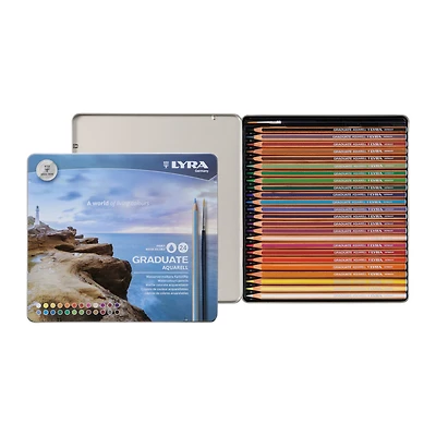 Lyra Graduate Aquarell 24 Color Watercolor Pencil Set