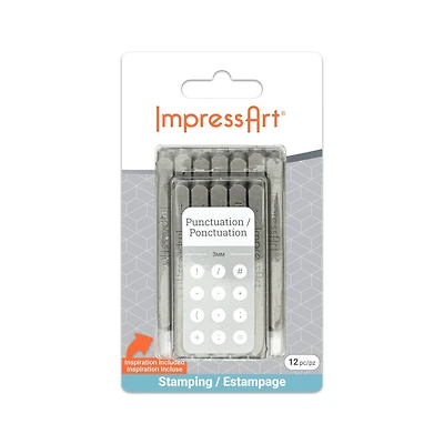 ImpressArt® 3mm Punctuation Metal Stamps Pack