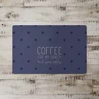Coffee For My Sanity Floor Mat, 18" x 27"