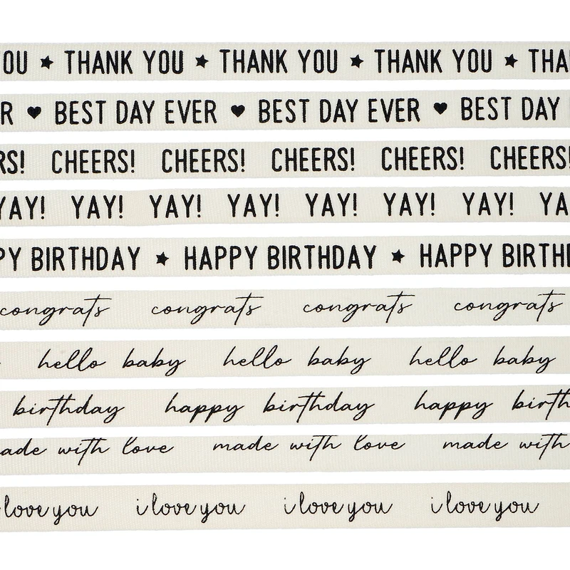 3/8" x 2yd. Sentiments Value Pack Ribbon by Celebrate It®