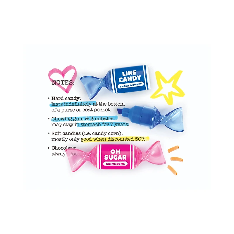 Fred® Sugar High™ Highlighters, 4ct.