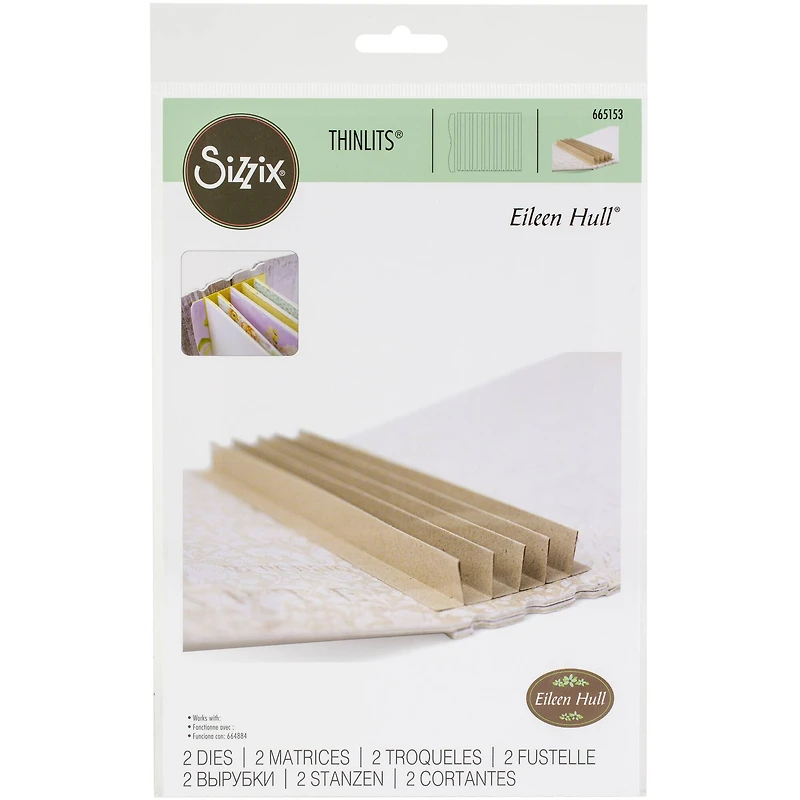 Sizzix® Thinlits™ Bookbinding & Label Die by Eileen Hull®
