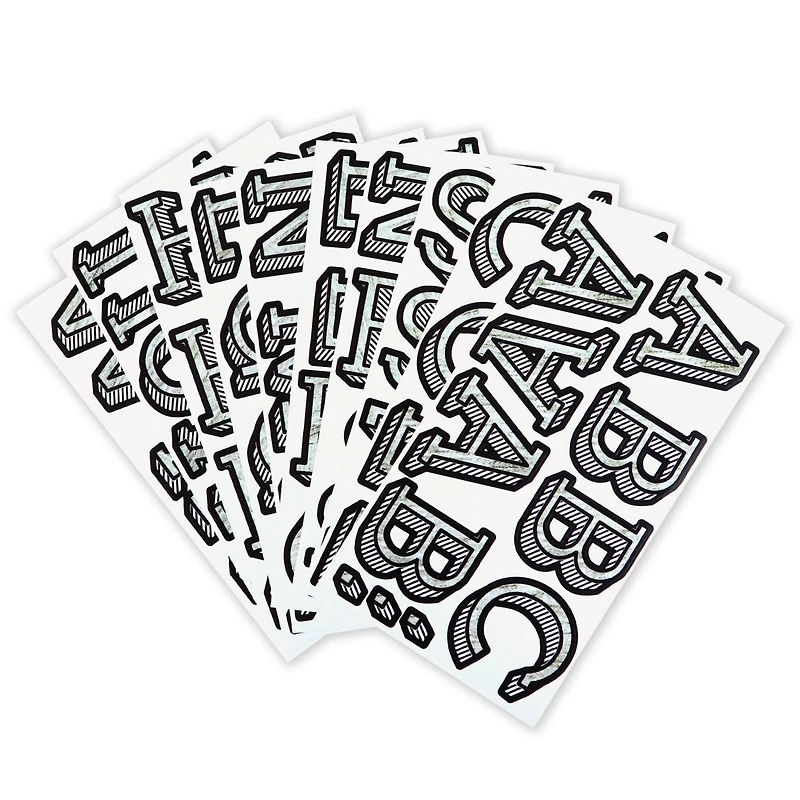 Shadow Alphabet Stickers by Recollections™