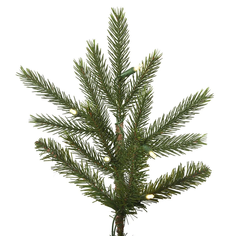 7.5ft. Pre-Lit Fresh Fraser Fir Artificial Christmas Tree, Warm White LED Lights