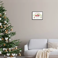 Stupell Industries Farm Fresh Christmas Trees Seasonal Framed Giclee Art