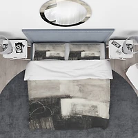 Designart 'A Geometric Day II' Geometric Bedding Set