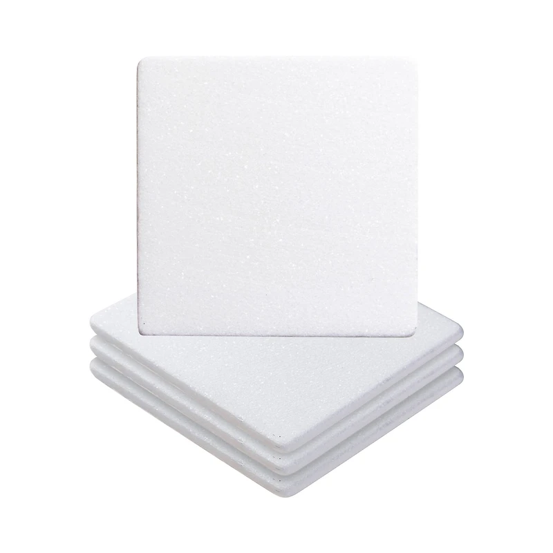 Craft Express Square Marble Sublimation Coasters, 4ct.