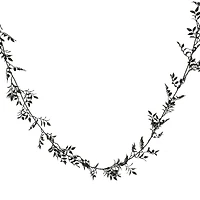 5ft. Black Leaves Coiled Garland by Ashland®