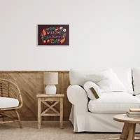 Stupell Industries Welcome Autumn Fall Botanicals Wall Plaque Art