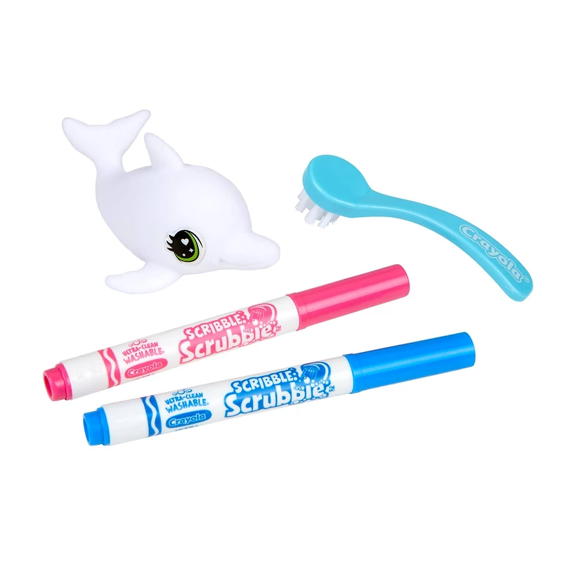 Assorted Scribble Scrubbie® Ocean Pets Washable Pet Figurine