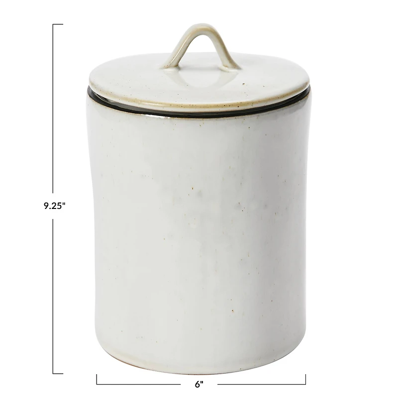 Hello Honey® Stoneware Food Storage Container with Reactive Glaze