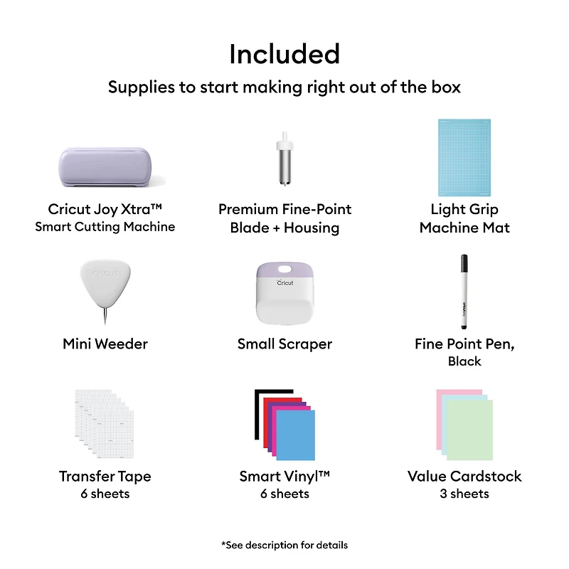 Cricut Joy Xtra™ in Lavender & Basics Bundle
