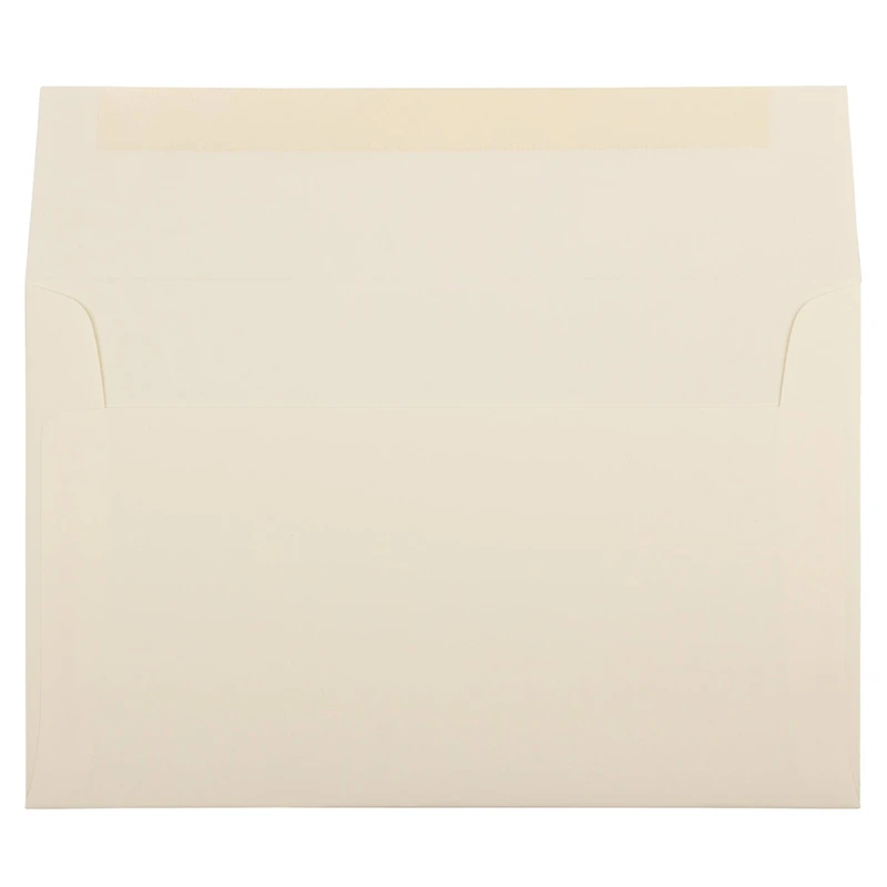 JAM Paper A10 Ivory Wove Strathmore Invitation Envelopes