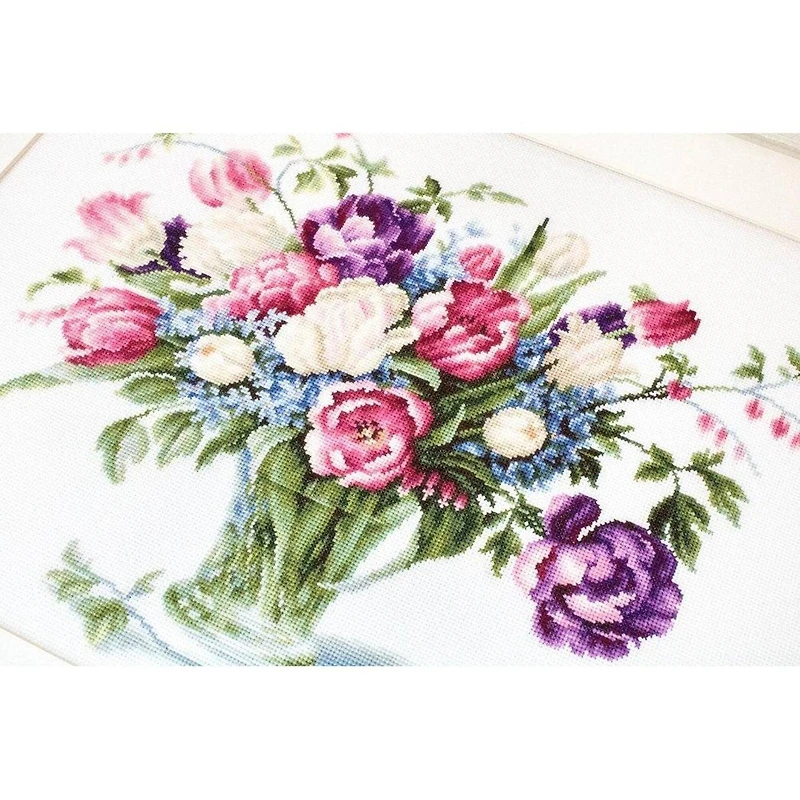 Luca-s Tulips Counted Cross Stitch Kit