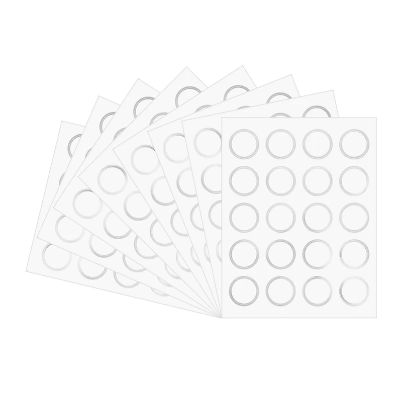 Silver Border Round Label Stickers by Recollections™