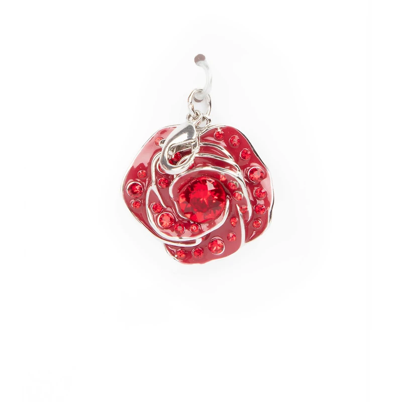 Red Austrian Crystal Rose Charm by Bead Landing™